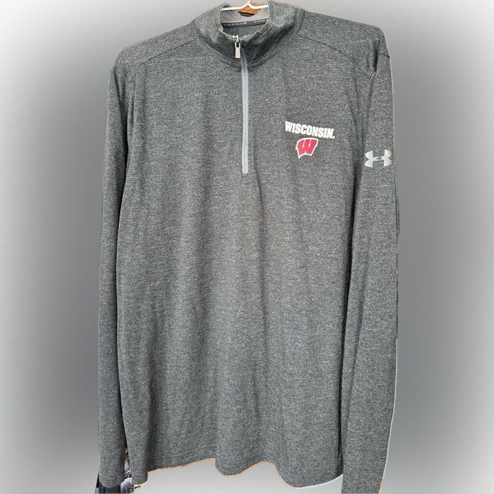 UA Wisconsin Quarter-zip